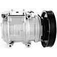 2-Piece Kit A/C Compressor Kit, With Clutch, 6-Groove Pulley, Includes (1) A/C Compressor and (1) A/C Service Kit