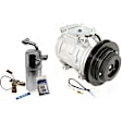 2-Piece Kit A/C Compressor Kit, With Clutch, 4-Groove Pulley, Includes (1) A/C Compressor and (1) A/C Service Kit