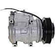 2-Piece Kit A/C Compressor Kit, With Clutch, 6-Groove Pulley, Includes (1) A/C Compressor and (1) A/C Service Kit