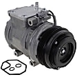 2002 Toyota Tacoma - 2-Piece Kit A/C Compressor Kit, 2.7L 4Cyl, With Clutch, 4-Groove Pulley,  Includes (1) A/C Compressor and (1) A/C Service Kit (A/C Expansion Valve, A/C Receiver Drier, and A/C O-Ring and Gasket Seal Kit)