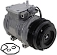 3-Piece Kit A/C Compressor Kit, With Clutch, 4-Groove Pulley, Includes (1) A/C Compressor, (1) A/C Condenser and (1) A/C Service Kit