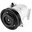 2-Piece Kit A/C Compressor Kit, With Clutch, 6-Groove Pulley, Includes (1) A/C Compressor and (1) A/C Service Kit