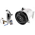 2007 Dodge Caravan - 2-Piece Kit A/C Compressor Kit, 3.3L 6Cyl, With Clutch, 6-Groove Pulley,  Includes (1) A/C Compressor and (1) A/C Service Kit (A/C Expansion Valve, A/C Expansion Valve, A/C Receiver Drier, and A/C O-Ring and Gasket Seal Kit)