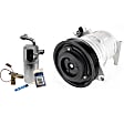 2-Piece Kit A/C Compressor Kit, With Clutch, 6-Groove Pulley, Includes (1) A/C Compressor and (1) A/C Service Kit