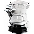 2-Piece Kit A/C Compressor Kit, With Clutch, 6-Groove Pulley, Includes (1) A/C Compressor and (1) A/C Service Kit