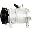 2-Piece Kit A/C Compressor Kit, With Clutch, 6-Groove Pulley, Includes (1) A/C Compressor and (1) A/C Service Kit
