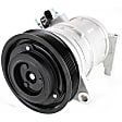 2-Piece Kit A/C Compressor Kit, With Clutch, 6-Groove Pulley, Includes (1) A/C Compressor and (1) A/C Service Kit