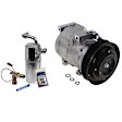 2-Piece Kit A/C Compressor Kit, With Clutch, 6-Groove Pulley, Includes (1) A/C Compressor and (1) A/C Service Kit