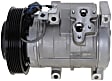 3-Piece Kit A/C Compressor Kit, With Clutch, 6-Groove Pulley, Includes (1) A/C Compressor, (1) A/C Condenser and (1) A/C Service Kit