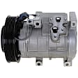 3-Piece Kit A/C Compressor Kit, With Clutch, 6-Groove Pulley, Includes (1) A/C Compressor, (1) A/C Condenser and (1) A/C Service Kit