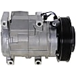 3-Piece Kit A/C Compressor Kit, With Clutch, 6-Groove Pulley, Includes (1) A/C Compressor, (1) A/C Condenser and (1) A/C Service Kit