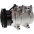 2-Piece Kit A/C Compressor Kit, With Clutch, 4-Groove Pulley, Includes (1) A/C Compressor and (1) A/C Service Kit