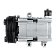 3-Piece Kit A/C Compressor Kit, With Clutch, 6-Groove Pulley, Includes (1) A/C Compressor, (1) A/C Condenser and (1) A/C Service Kit