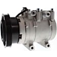 2-Piece Kit A/C Compressor Kit, With Clutch, 4-Groove Pulley, Includes (1) A/C Compressor and (1) A/C Service Kit