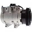 2-Piece Kit A/C Compressor Kit, With Clutch, 4-Groove Pulley, Includes (1) A/C Compressor and (1) A/C Service Kit