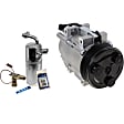 2-Piece Kit A/C Compressor Kit, With Clutch, 8-Groove Pulley, Includes (1) A/C Compressor and (1) A/C Service Kit