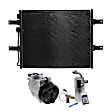 2008 Dodge Ram 4500 - 3-Piece Kit A/C Compressor Kit, 6.7L 6Cyl, OHV, With Clutch, Includes (1) A/C Compressor, (1) A/C Condenser and (1) A/C Service Kit