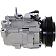 2-Piece Kit A/C Compressor Kit, With Clutch, 6-Groove Pulley, Includes (1) A/C Compressor and (1) A/C Service Kit