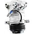 2-Piece Kit A/C Compressor Kit, With Clutch, 6-Groove Pulley, Includes (1) A/C Compressor and (1) A/C Service Kit