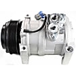 2-Piece Kit A/C Compressor Kit, With Clutch, 6-Groove Pulley, Includes (1) A/C Compressor and (1) A/C Service Kit