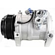 2-Piece Kit A/C Compressor Kit, With Clutch, 6-Groove Pulley, Includes (1) A/C Compressor and (1) A/C Service Kit