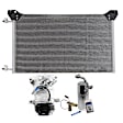3-Piece Kit A/C Compressor Kit, With Clutch, 6-Groove Pulley, Includes (1) A/C Compressor, (1) A/C Condenser and (1) A/C Service Kit