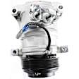2006 Chevrolet Express 1500 - 2-Piece Kit A/C Compressor Kit, 4.3L 6Cyl, Without Rear A/C, With Clutch, 6-Groove Pulley,  Includes (1) A/C Compressor and (1) A/C Service Kit (A/C Accumulator, A/C Orifice Tube, and A/C O-Ring and Gasket Seal Kit)
