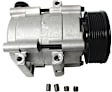 3-Piece Kit A/C Compressor Kit, With Clutch, 8-Groove Pulley, Includes (1) A/C Compressor, (1) A/C Condenser and (1) A/C Service Kit