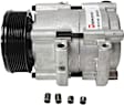 3-Piece Kit A/C Compressor Kit, With Clutch, 8-Groove Pulley, Includes (1) A/C Compressor, (1) A/C Condenser and (1) A/C Service Kit