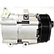 1999 Ford F-250 - 2-Piece Kit A/C Compressor Kit, 5.4L 8Cyl, With Clutch, 8-Groove Pulley,  Includes (1) A/C Compressor and (1) A/C Service Kit (A/C Accumulator, A/C Orifice Tube, and A/C O-Ring and Gasket Seal Kit)
