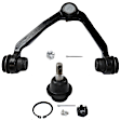 2-Piece Kit Front, Upper, Driver and Passenger Side, Lower Control Arm, includes (1) Ball Joint and (1) Control Arm