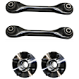 2-Wheel Set Rear Wheel Hub, 4 Lugs, With Bearing, Includes (2) Lateral Link and (2) Wheel Hub