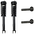 4-Piece Kit Suspension Kit, Includes (2) Tie Rod End and (2) Shock Absorber and Strut Assembly