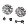 4-Piece Kit Rear Suspension Kit, Includes (2) Wheel Hub and (2) Sway Bar Link