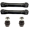 4-Piece Kit Front and Rear, Driver and Passenger Side Suspension Kit, Includes (2) Ball Joint and (2) Control Arm