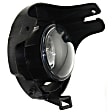 2-Piece Kit Passenger Side Halogen Headlight, With bulb(s), For Models With 1-Piece Type Bumper, OE Replacement, Includes (1) Fog Light and (1) Headlight