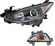 2-Piece Kit Driver Side Halogen Headlight, With bulb(s), OE Replacement, Includes (1) Headlight and (1) Turn Signal Light
