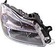 2-Piece Kit Passenger Side Halogen Headlight, With bulb(s), Sedan, OE Replacement, Includes (1) Fog Light and (1) Headlight