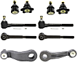 10-Piece Kit Front Suspension Kit, Includes (4) Ball Joint, (4) Tie Rod End, (1) Pitman Arm and (1) Idler Arm