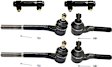 6-Piece Kit Front, Driver and Passenger Side Suspension Kit, Includes (4) Tie Rod End and (2) Tie Rod Adjusting Sleeve