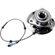 2005 Nissan Titan XE - 4-Piece Kit Front, Driver and Passenger Side Wheel Hub, 6 Lugs, With Bearing, With Sensor,  Includes (2) Ball Joint and (2) Wheel Hub