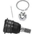 2005 Nissan Titan XE - 4-Piece Kit Front, Driver and Passenger Side Wheel Hub, 6 Lugs, With Bearing, With Sensor,  Includes (2) Ball Joint and (2) Wheel Hub
