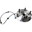 2005 Nissan Titan XE - 4-Piece Kit Front, Driver and Passenger Side Wheel Hub, 6 Lugs, With Bearing, With Sensor,  Includes (2) Ball Joint and (2) Wheel Hub