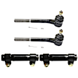 4-Piece Kit Front, Driver and Passenger Side Suspension Kit, Includes (2) Tie Rod Adjusting Sleeve and (2) Tie Rod End