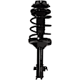 4-Piece Kit Front, Driver and Passenger Side Fully Loaded Strut, Includes (2) Loaded Strut and (2) Sway Bar Link