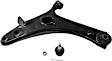 4-Piece Kit Front, Driver and Passenger Side, Lower Control Arm, includes (2) Control Arm and (2) Sway Bar Link