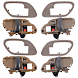 8-Piece Kit Front and Rear, Driver and Passenger Side, Interior, Door Handle Trim, Includes (4) Door Handle Trim and (4) Interior Door Handle