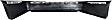 2011 Mercury Grand Marquis - 3-Piece Kit Rear Primed Bumper Cover, Sedan, Includes (1) Bumper Cover and (2) Tail Light
