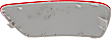 4-Piece Kit, Rear, Upper and Lower Upper - Textured, Lower - Primed Bumper Cover, CAPA Certified, Includes (2) Bumper Cover and (2) Bumper Reflector