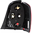 2006 Toyota Highlander - 3-Piece Kit Driver and Passenger Side Halogen Tail Light, Without bulb(s), OE Replacement,  Includes (1) Bumper Cover and (2) Tail Light
